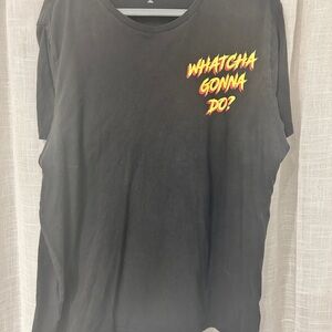 3/$25 Black Graphic T-Shirt (Charcoal color)